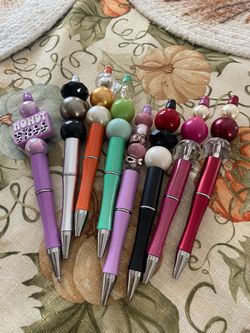 Handmade Beaded Ballpoint Pens