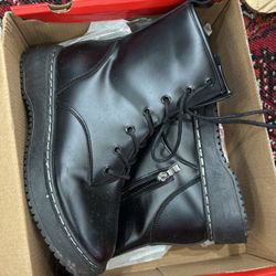 Women’s Black Combat Boots