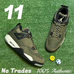 Size 11 Air Jordan 4 Retro “Olive Craft” 🔨