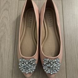 NEW Journee Collection Renzo, Size 8.5, Blush Pink Flats, Shoes