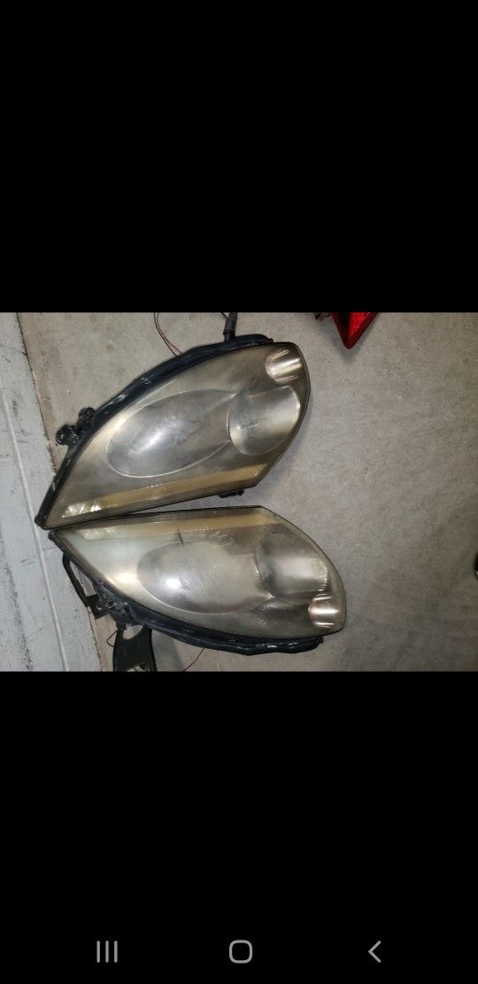 2004 INFINITI G35 COUPE HEADLIGHTS head Lights Oem 2003 2005