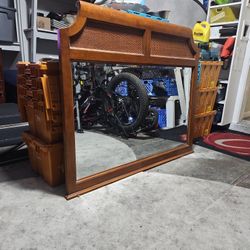 Mirrored Headboard