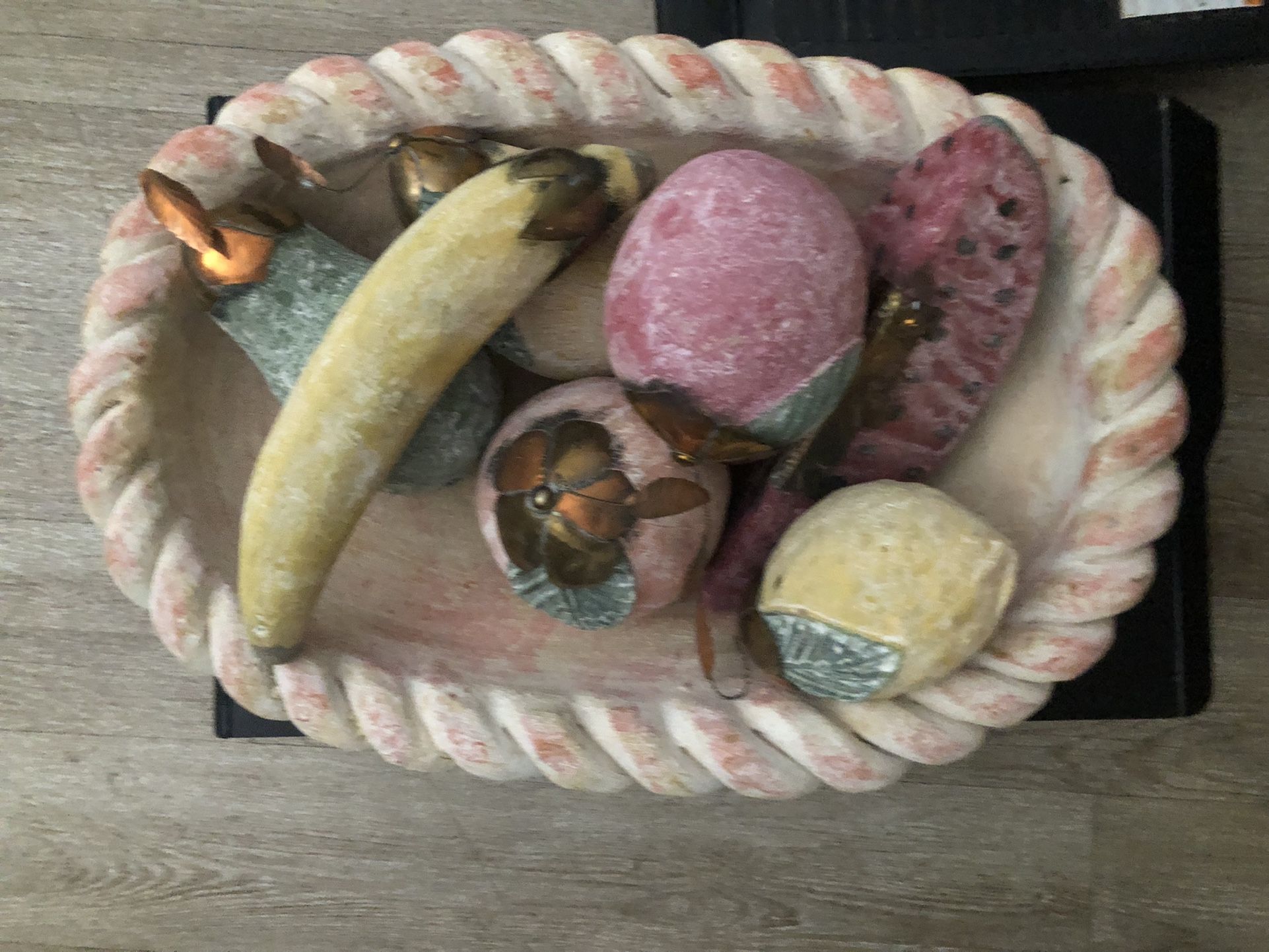 Ceramic Plate Of Fruits