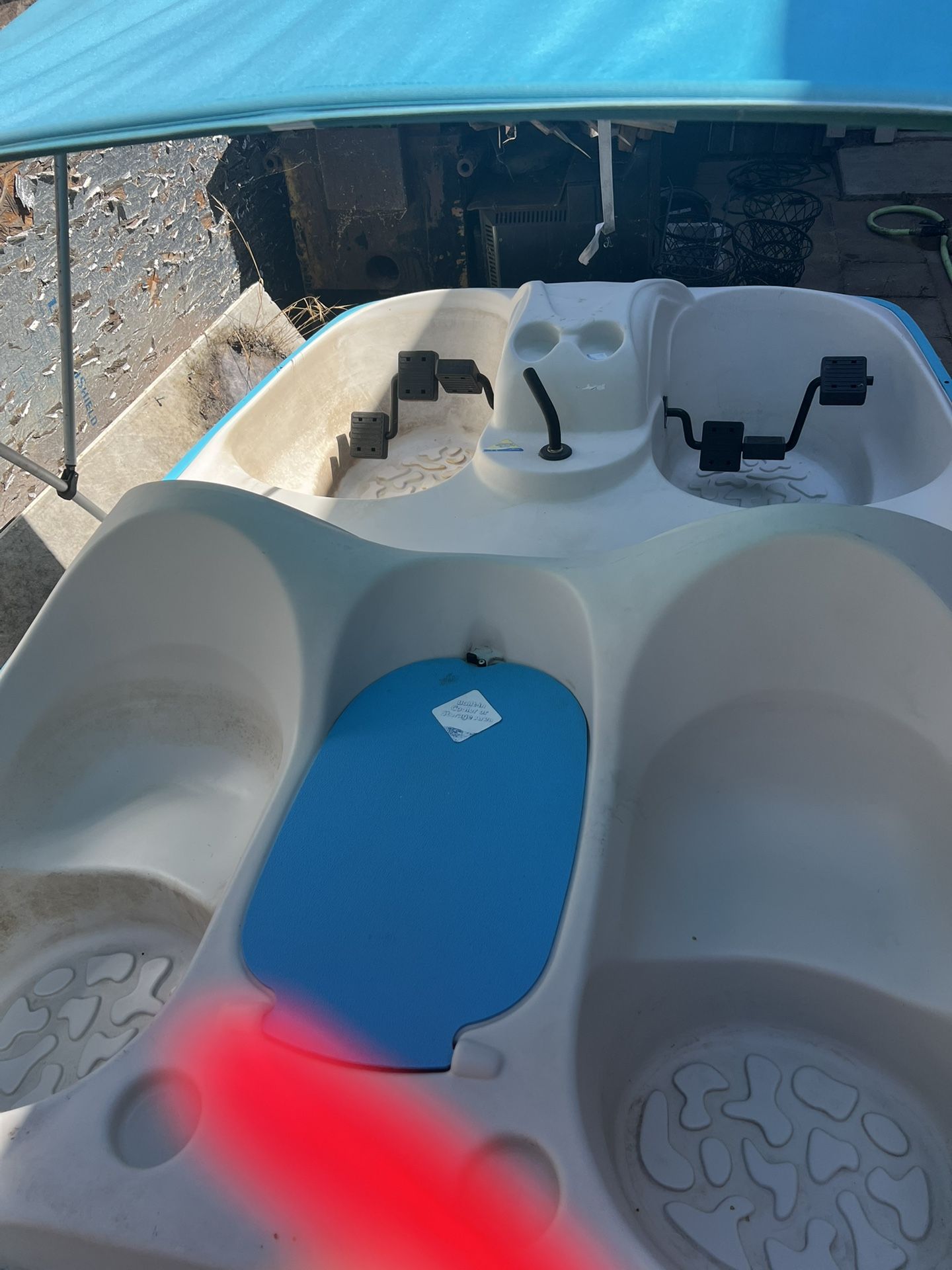 Brand New Paddle Boat With Bimini Top