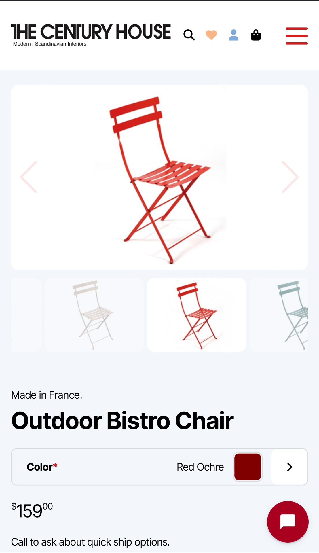 Fermob Outdoor Folding Chair