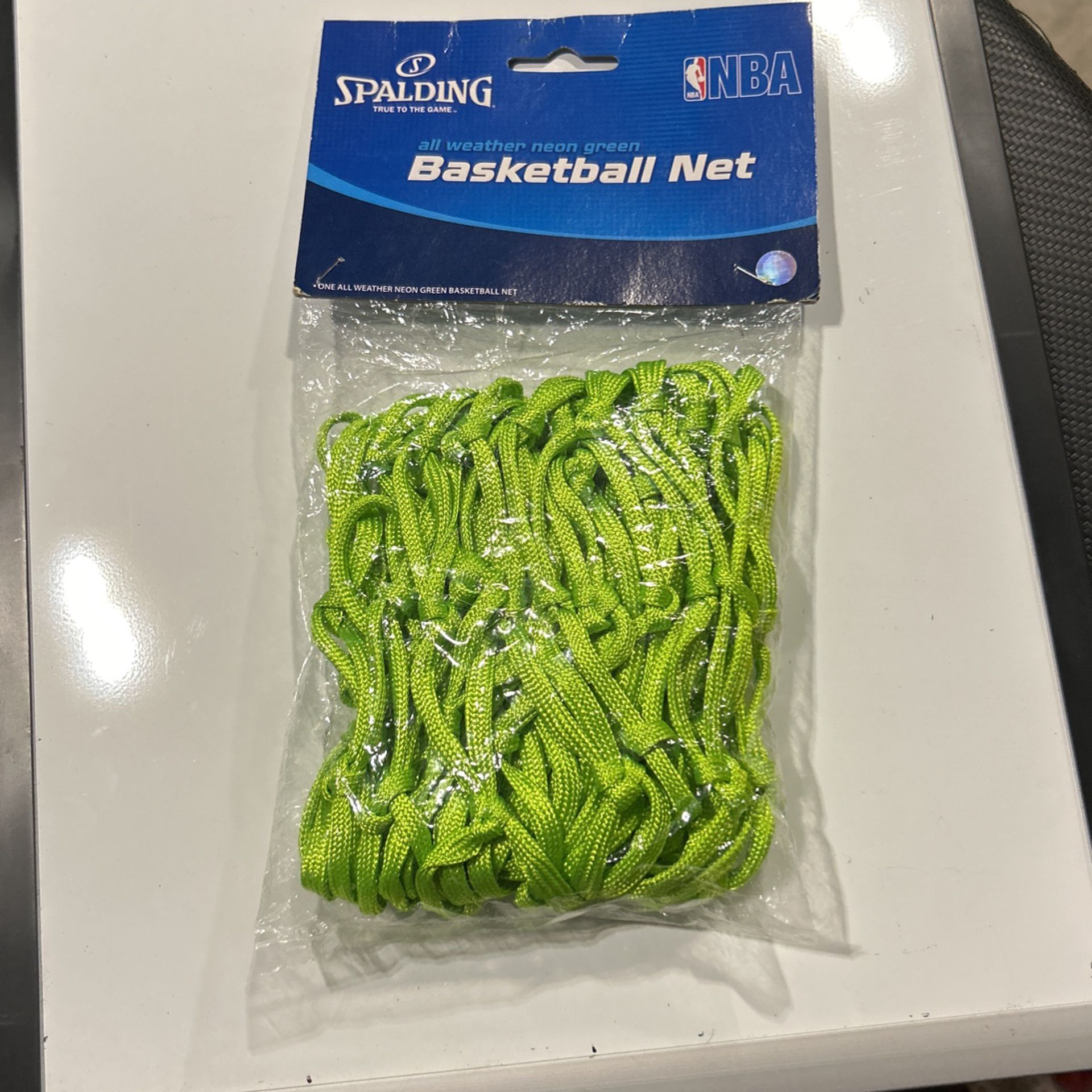 Neon Green Basketball Net 
