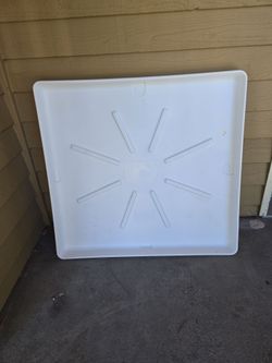 Washing machine drain pan