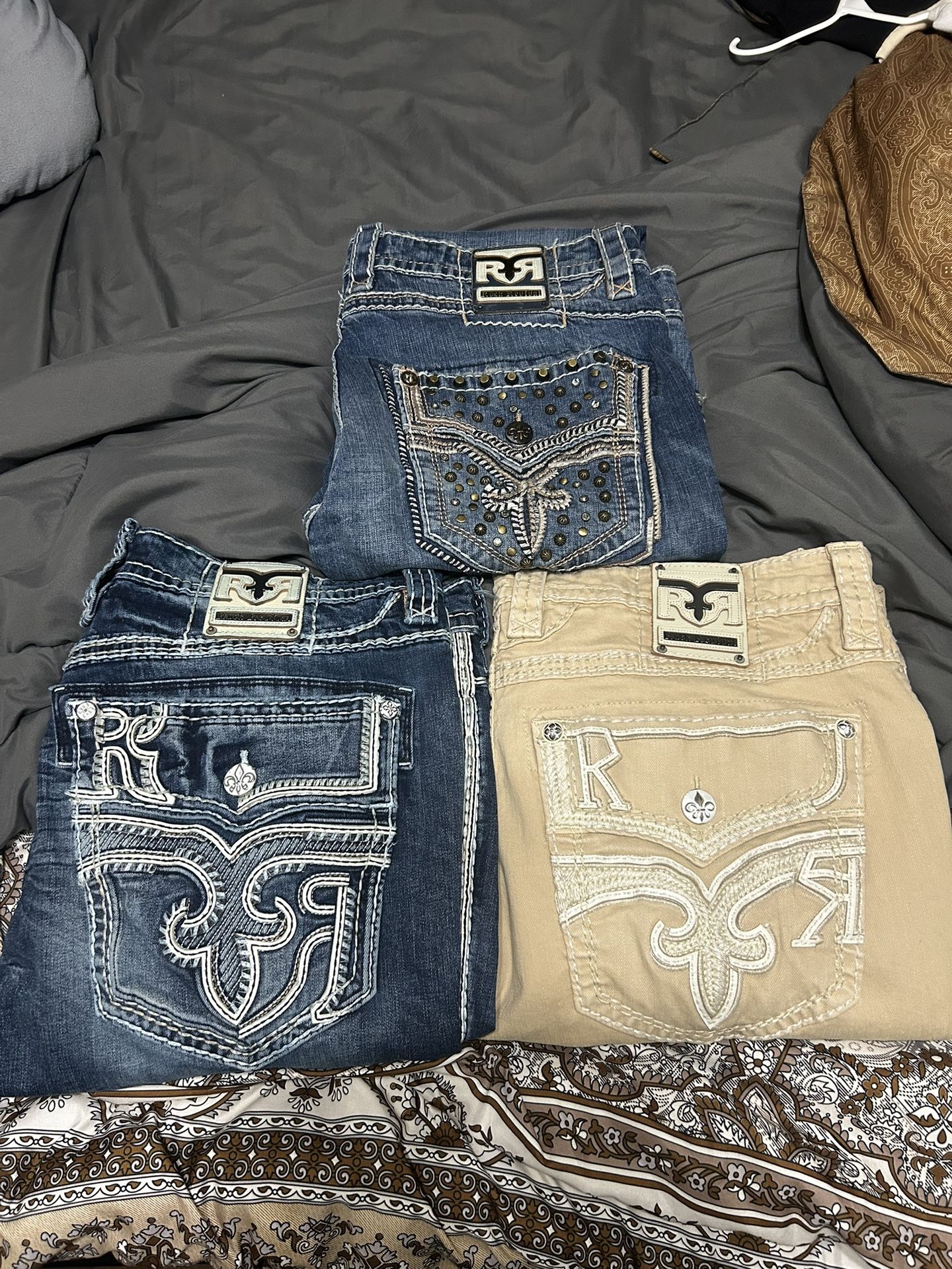 Rock Revival Jeans Size 40 Shirts 2x