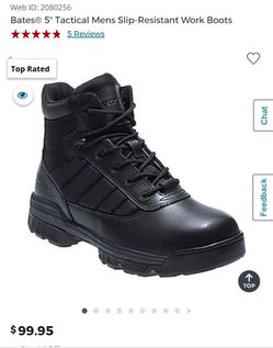 Bates® 5" Tactical Mens Slip-Resistant Work Boots Size 11