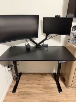 Black Electric Standing Desk