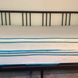 IKEA Freysdal Day Bed + 2 Twin Mattresses + Mattress Pad