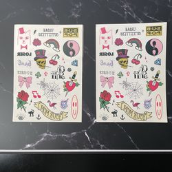 2013 Urban Outfitters Temporary Tattoos Lot of 2 New Sealed