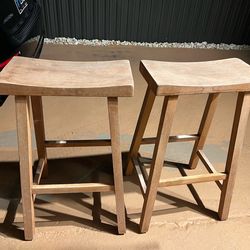 Wood stools