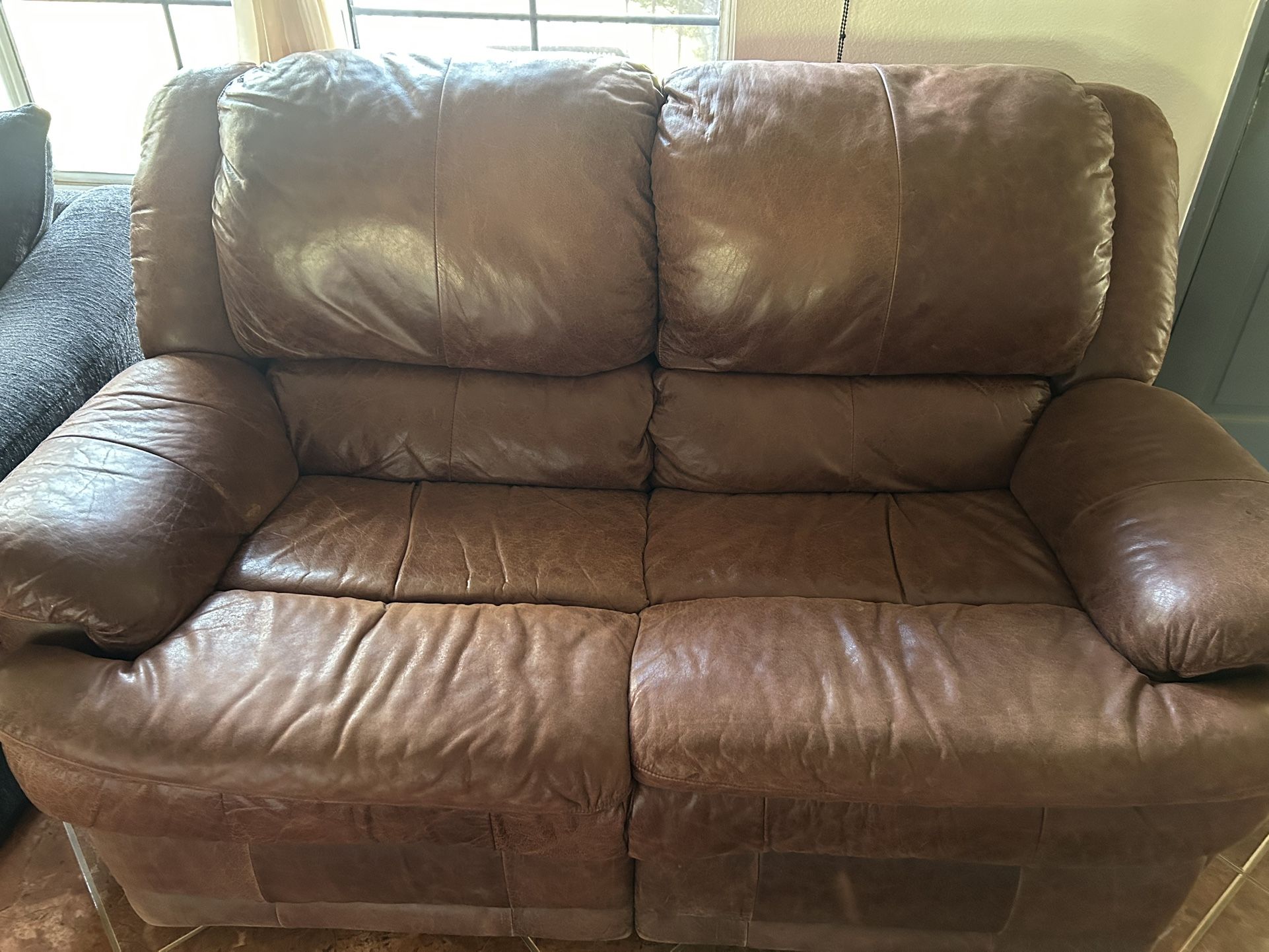Leather Couch And Recliner Big Boy Chair