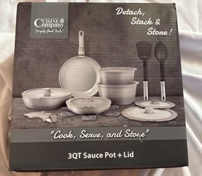 3 quart sauce pan and lid