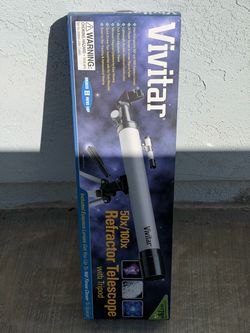 Vivitar 50x/100x Refractor Telescope with Tripod