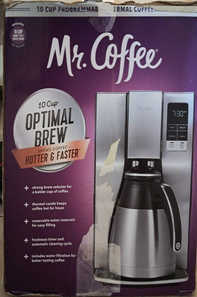 Mr Coffee 10 Cup Optimal Brew Coffee Brewer