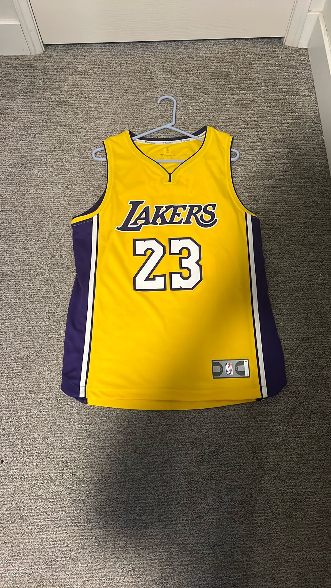 Mens Fanatics LeBron James Lakers Jersey Mens Medium
