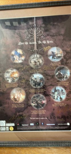 EA games Lord of the rings poster