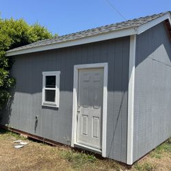 12x20 SHED 9ft walls - Wired w electrical.