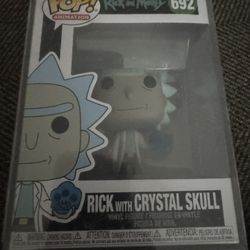 New Funko Pop - Rick & Morty - Rick with Crystal Skull