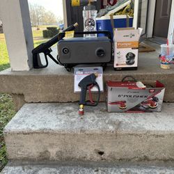 Detailing Bundle – Pressure Washer + Foam Cannon + Polisher – NEW/LIKE NEW – $180 OBO