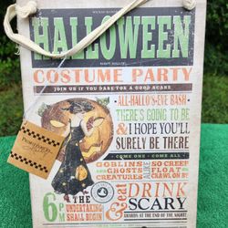 Brand New Spooky but Cleaver Halloween Decor Sign