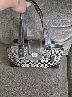 Coach Signature hampton turnlock Shoulder Bag