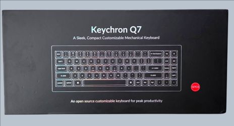 Keychron Q7 QMK/VIA Custom Mechanical Keyboard – Premium Aluminum – Brand New