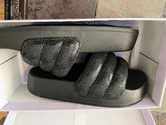 Black Madden Girl Slides