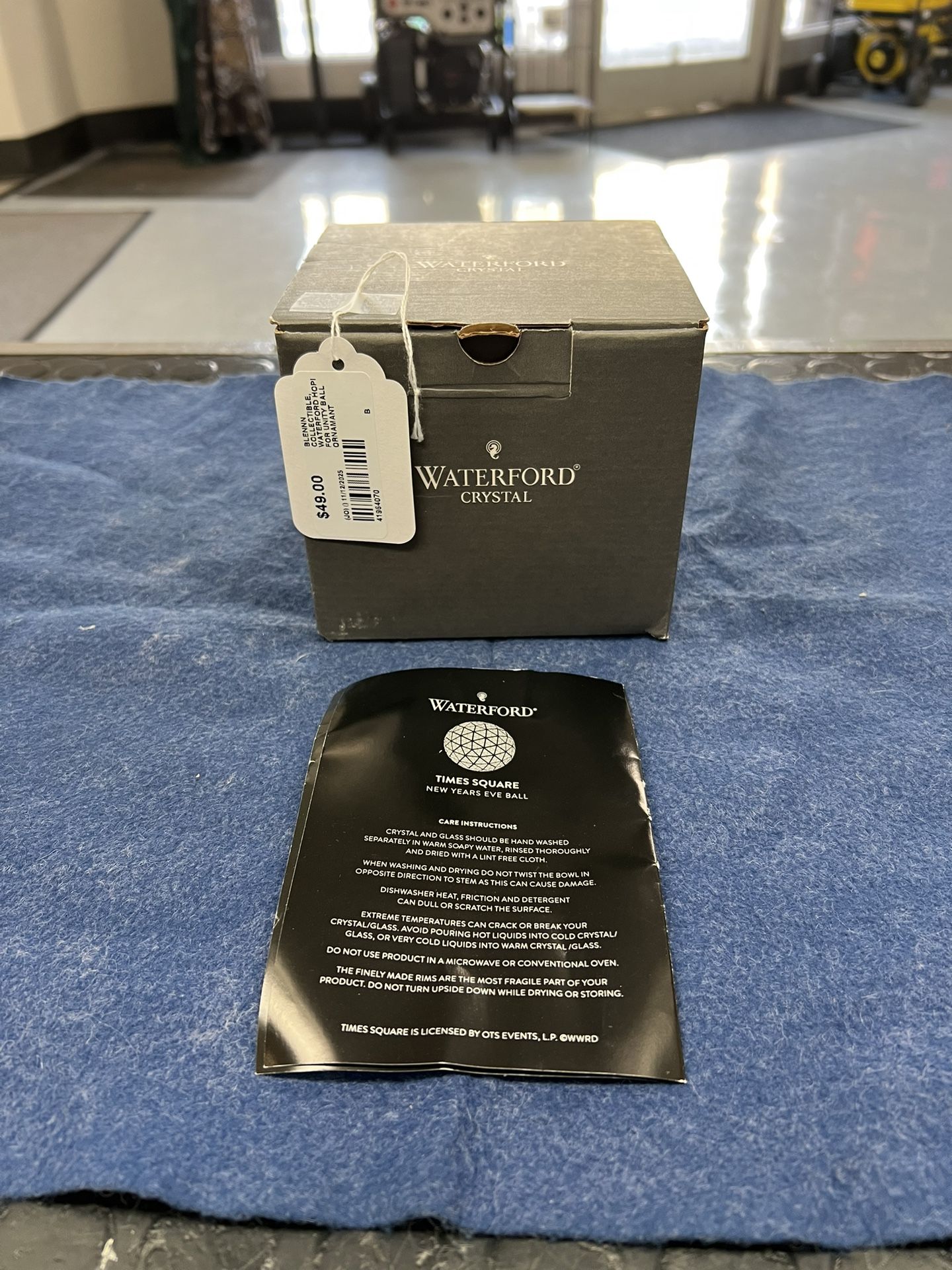 Waterford Crystal Hope For Unity Ball Ornament