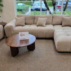 Sectional Sofa Mushroom Couch Soft L-shape 🛋 NEW 