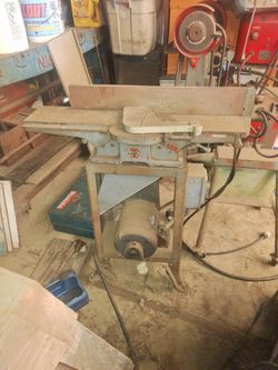 Delta Milwaukee 36 inch wood planer working