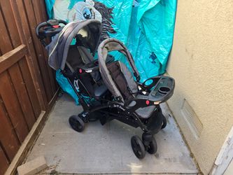 Baby tend double stroller