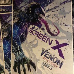 Screen X Venom The Last Dance Posters. 