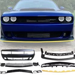 Fits 15-22 Dodge Challenger Front Bumper w/ Grille Unpainted PP