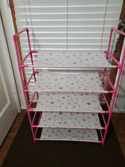 Fabric shelf for shoe