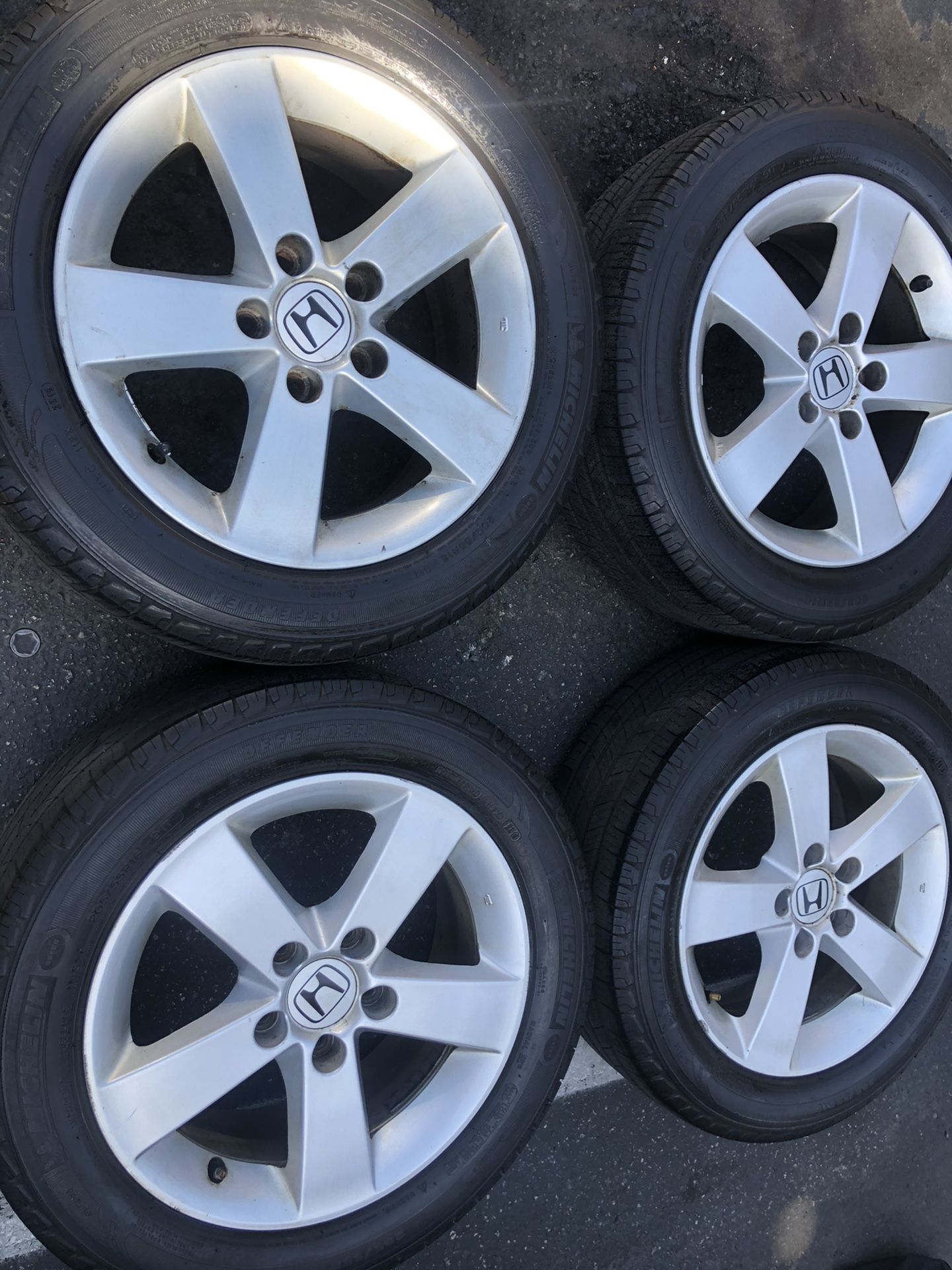 Rims tires 16 5x114.3 fit Honda Civic acord