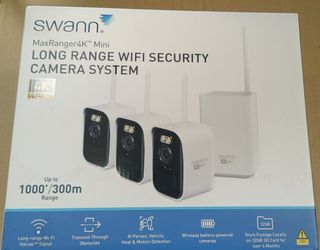 Swann MaxRanger4K 3-Camera Long-Range Wireless Security System SWNVK-MRMINISD3
