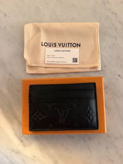 Louis Vuitton Black Monogram Shadow Cardholder – Retail $500