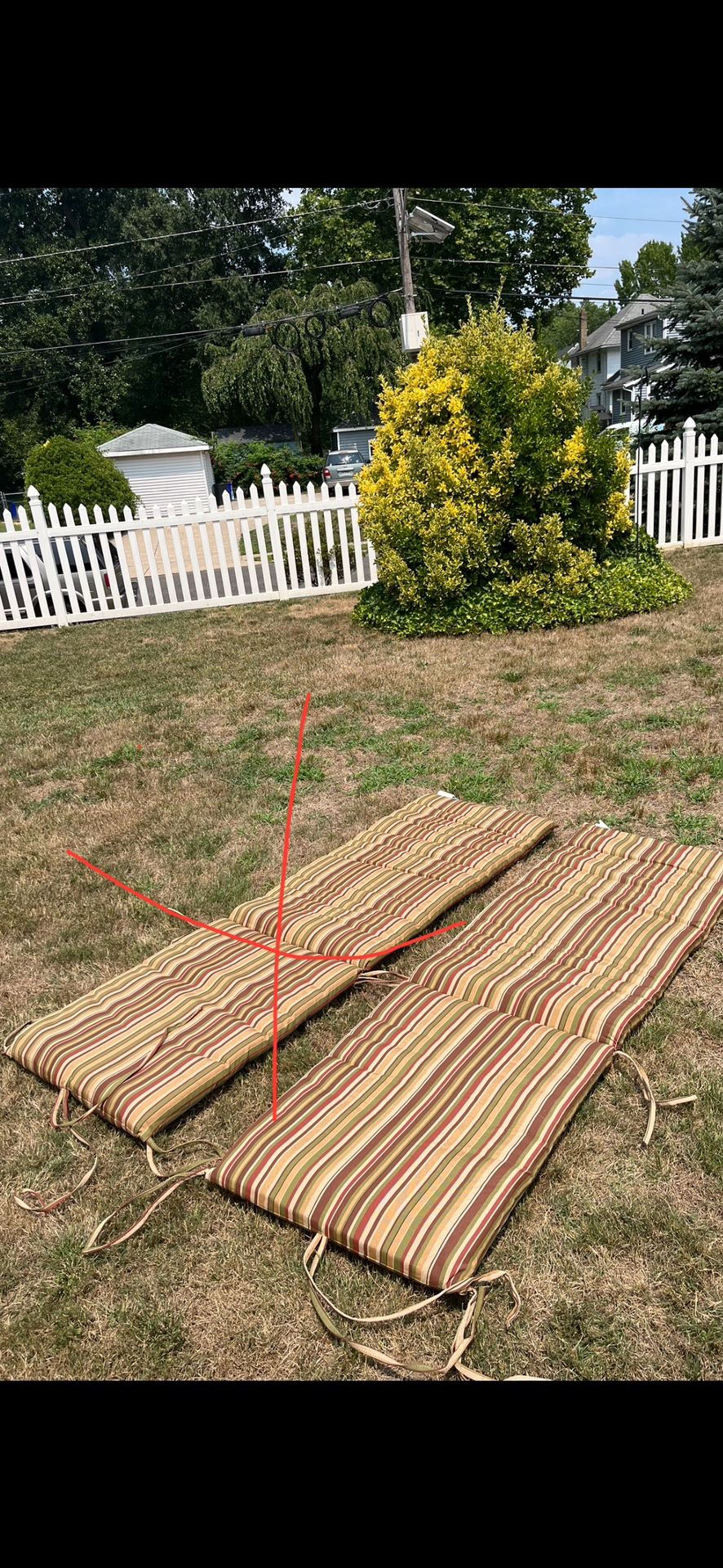 One Patio Furniture Cushion 6Foot Long