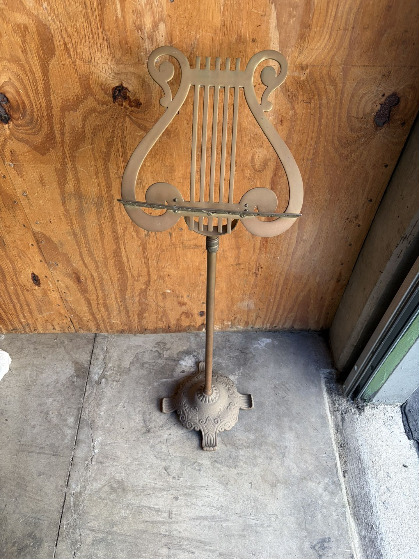 Vintage Music Composer Stand Brass 