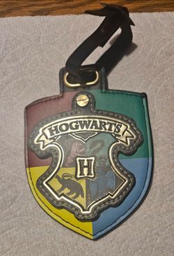 HARRY POTTER  HOGWARTS  WIZARDING CREST LUGGAGE TAG