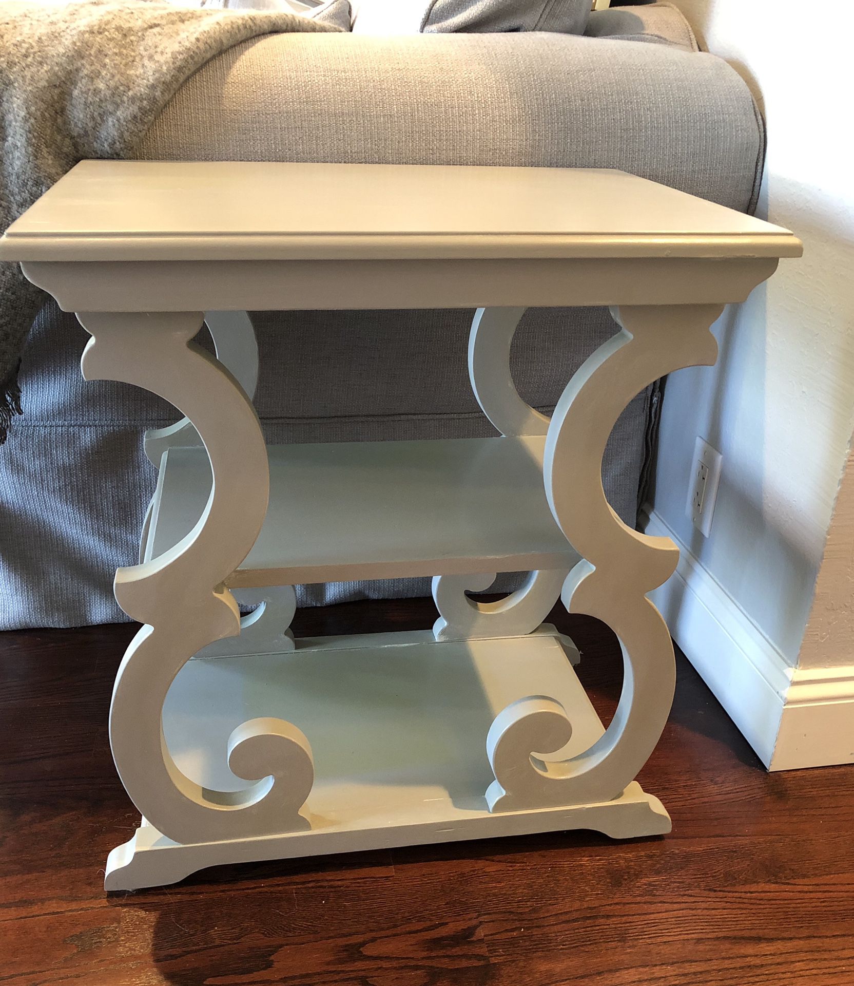 Grey End Table for Sale