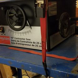 Dayton 10" contractor table saw