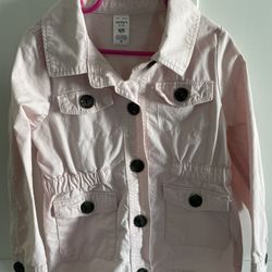 Girls Size 4/5 Light Pink Carters Brand Jacket