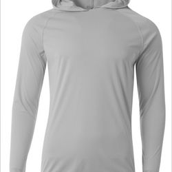 Camiseta con capucha de manga larga y rendimiento refrescante A4, Gorras, Navajas