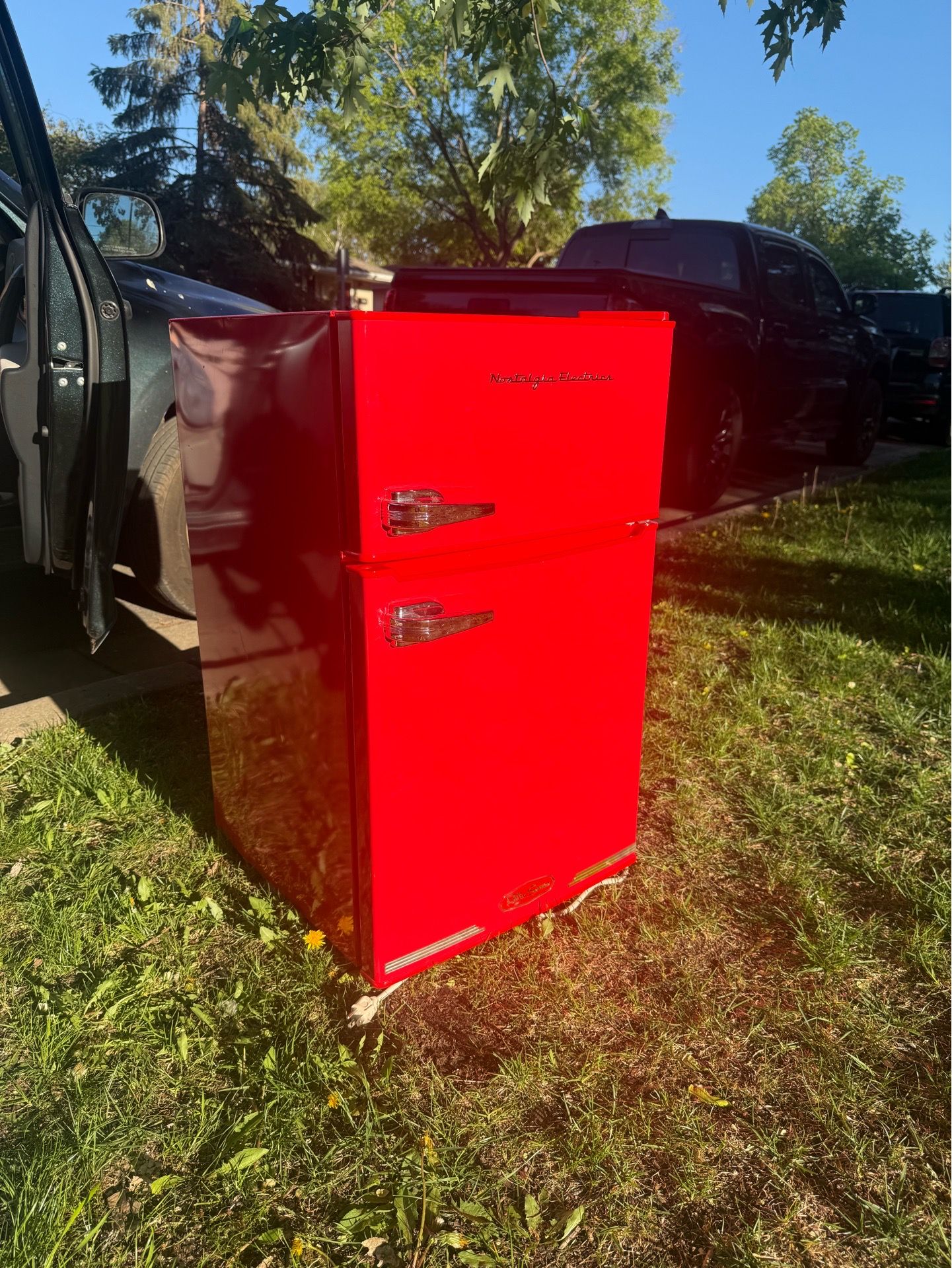 Red Mini Fridge