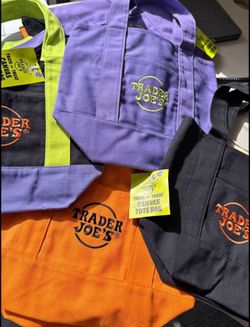 Trader Joe's Halloween Mini Tote Bags