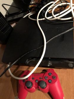 PS3, 2 controllers and 5 games